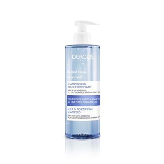 Dercos Mineral Soft Fortifying Shampoo 400ml