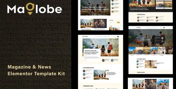 Maglobe – Magazine & News Elementor Template Kit