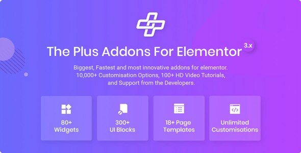 The Plus – Addon for Elementor Page Builder WordPress Plugin