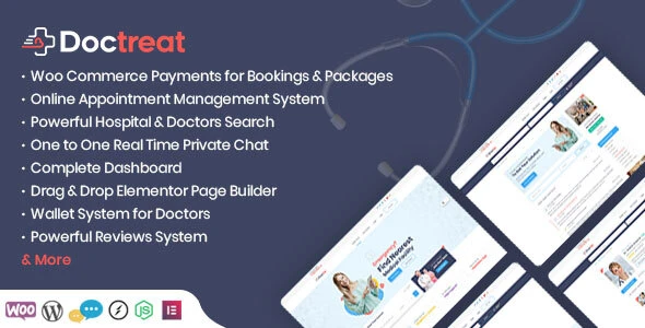 Doctreat – Hospitals and Doctors Directory WordPress Listing Theme