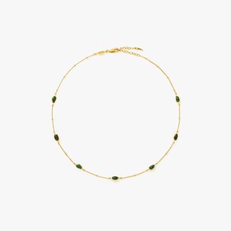Magma Gemstone Charm Choker